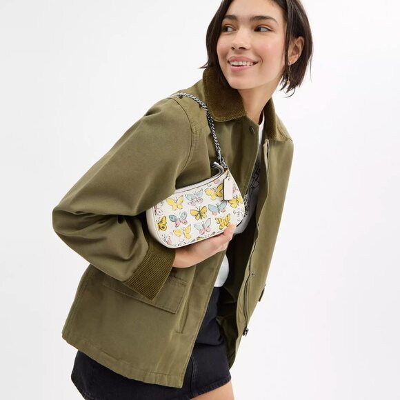 NWT Coach CAJ94 Teri Mini Crossbody Bag With Butterfly Print *SEALED* - Picture 6 of 9